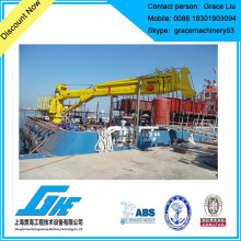 Hydraulic Telescopic Boom Marine Electric Crane for vessel